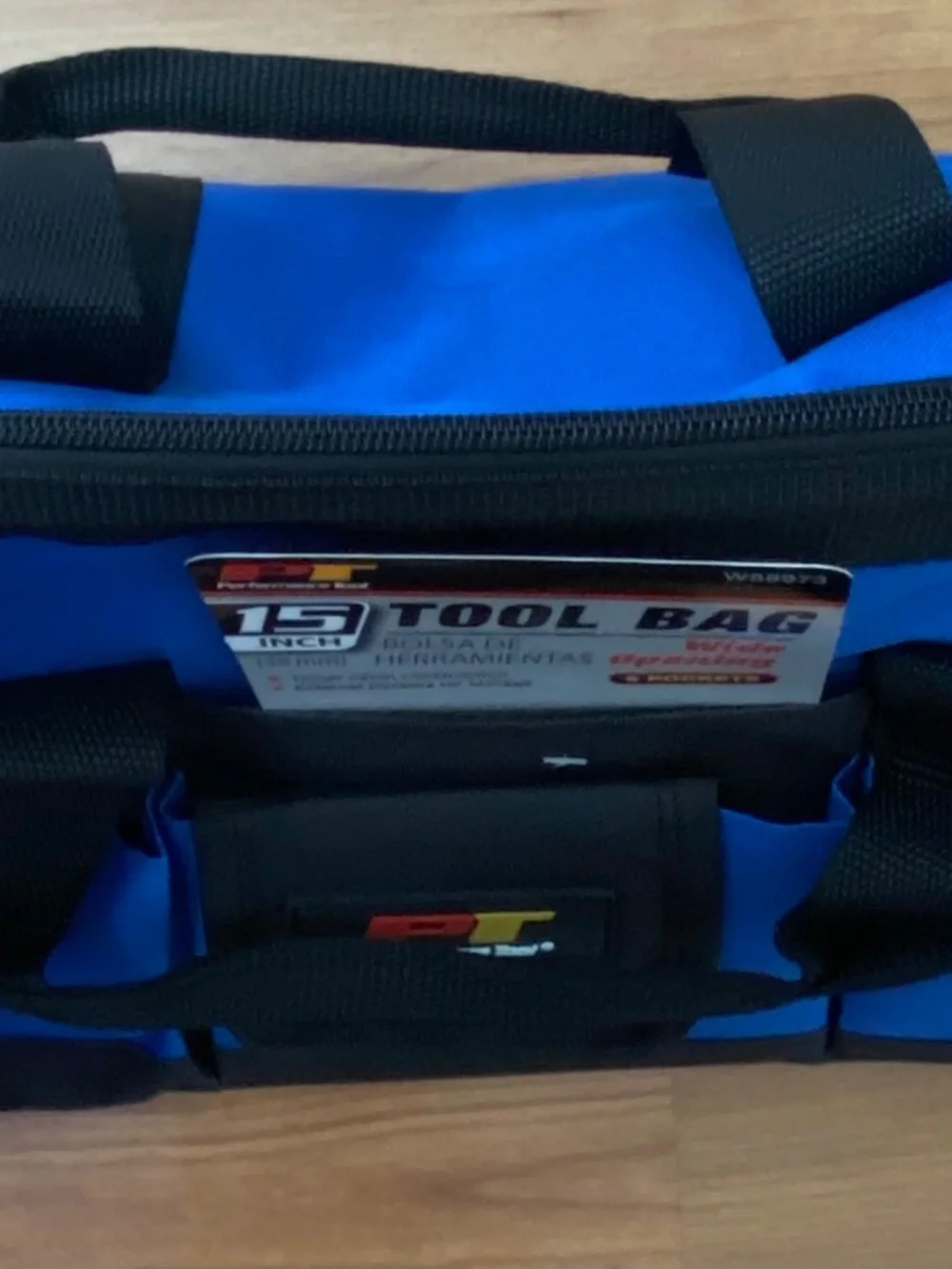 Performance Tool W88973 15-Inch Wide Opening Tool Bag | Exterior Pockets For Too